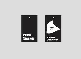 Hangtag label design hang tag and price tag template design vector