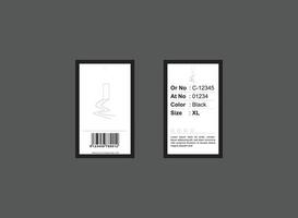 Hangtag label design hang tag and price tag illustration design vector
