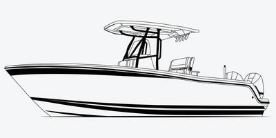 Boat Illustration Color vector
