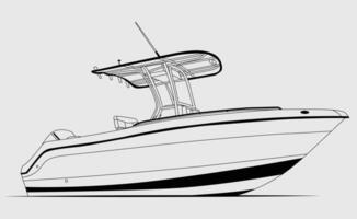 Boat One Color design vector