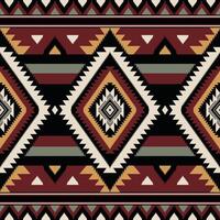 Colorful aztec southwest pattern. Aztec southwestern geometric shape seamless pattern. Ethnic geometric pattern use for fabric, textile, home decoration elements, upholstery, etc. vector