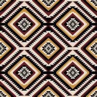 Colorful aztec southwest pattern. Aztec southwestern Navajo geometric shape seamless pattern. Ethnic geometric pattern use for fabric, textile, home decoration elements, upholstery, etc. vector