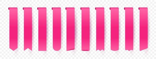Pink tag collection featuring sale and new labels. vector