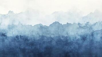 Flowing watercolor background in an abstract style. Designed with empty space for titles, content, or visual elements in various creative projects. Navy blue colored wallpaper vector