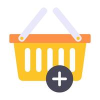 Add Products to Your Shopping Basket vector