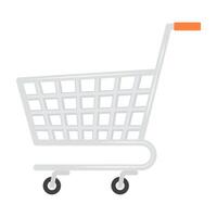 Empty Shopping Cart Ready for Shopping vector