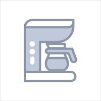 Fresh Brewed Coffee Machine vector