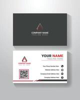 Double Part Business Card Design vector