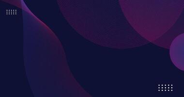 abstract gradient blue and pink wave background vector