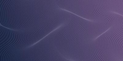 Colorful wave pattern with dots creating a modern abstract design background vector