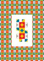Bauhaus Patterns Backgound vector