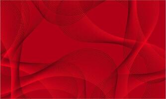 Abstract red background with flowing curves and lines background design vector
