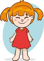 Doll cartoon icon. Illustration for web and mobile design. vector