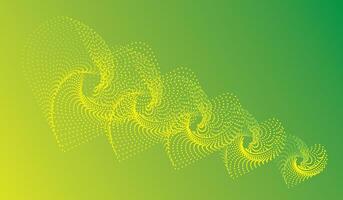 Green Abstract Background with light and bright grid halftone vortex love geometric design vector