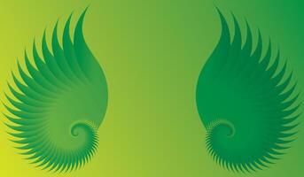 Abstract swirl art nature background design vector