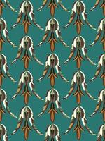 a pattern with a bird on it vector
