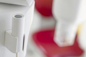 Close-Up of a Medical Device in a Clinical Setting photo