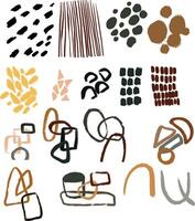 abstract art organic shape creator Elements vector
