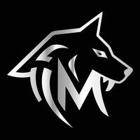 the logo for a team called m vector