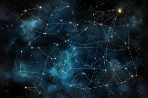 The constellation of the zodiac is shown in this image photo