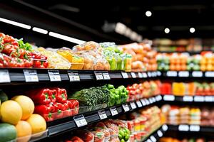 A store with a variety of fruits and vegetables photo