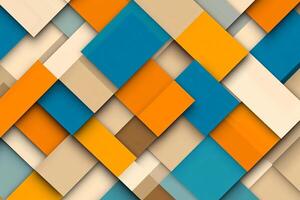 An abstract background with squares and triangles photo