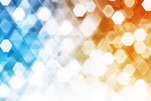 Abstract background with hexagonal shapes photo