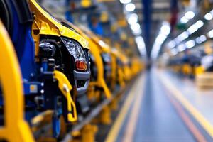 Automotive industry, car assembly line, production line, assembly line, production line, assembly photo