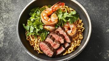 Shrimp and Beef Ramen - A Flavorful Asian Fusion Dish photo