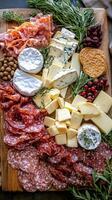 Gourmet Cheese and Charcuterie Board A Feast for the Senses photo