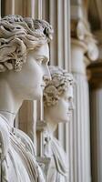 Ancient Sculptures A Timeless Elegance in Stone photo