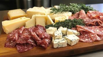 Gourmet Cheese and Meat Platter - A Feast for the Senses photo