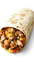Flavorful Chicken Burrito - A Delicious and Filling Meal photo