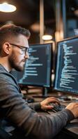 Concentrated Developer Coding photo