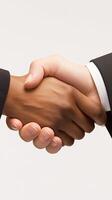 Diverse Business Partnership Handshake photo