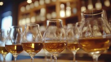 Elegant Collection of Spirits Tasting Glasses photo