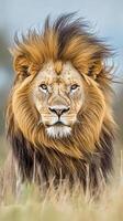 Majestic Lion in its Natural Habitat photo
