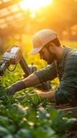 Automated Farming A Modern Approach to Harvesting photo