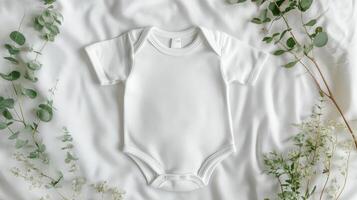 Plain and Chic Baby Bodysuit photo