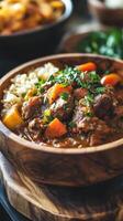 Hearty Beef Stew with Aromatic Vegetables photo