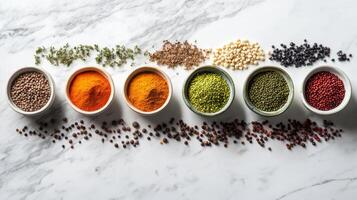 Colorful Spice and Grain Collection photo