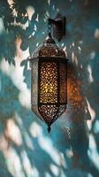 Intricate Wall Lantern, a Decorative Architectural Accent photo