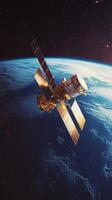 Awe-Inspiring Satellite Orbiting Earth, Stunning Space Exploration photo