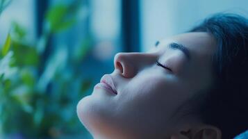 Serene Slumber A Peaceful Moment of Rest photo