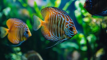 Vibrant Fish in a Stunning Aquarium Display photo