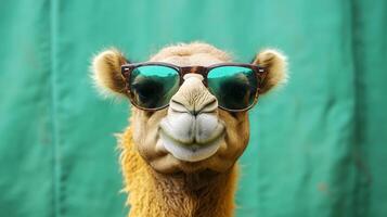 Whimsical Camel Portrait photo