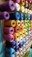 Vibrant Yarn Collection A Spectrum of Colors for Knitting and Crafting - Explore a Diverse Range of Wool Threads and Textile Designs for Creative Projects photo