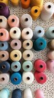 Vibrant Yarn Collection, Colorful Threads for Crafting photo