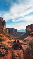 Scenic Desert Adventure on a Quad ATV photo
