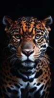 Majestic Jaguar Portrait - A Powerful Predator in the Wild photo